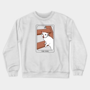 The Fool Funny Cat Crewneck Sweatshirt